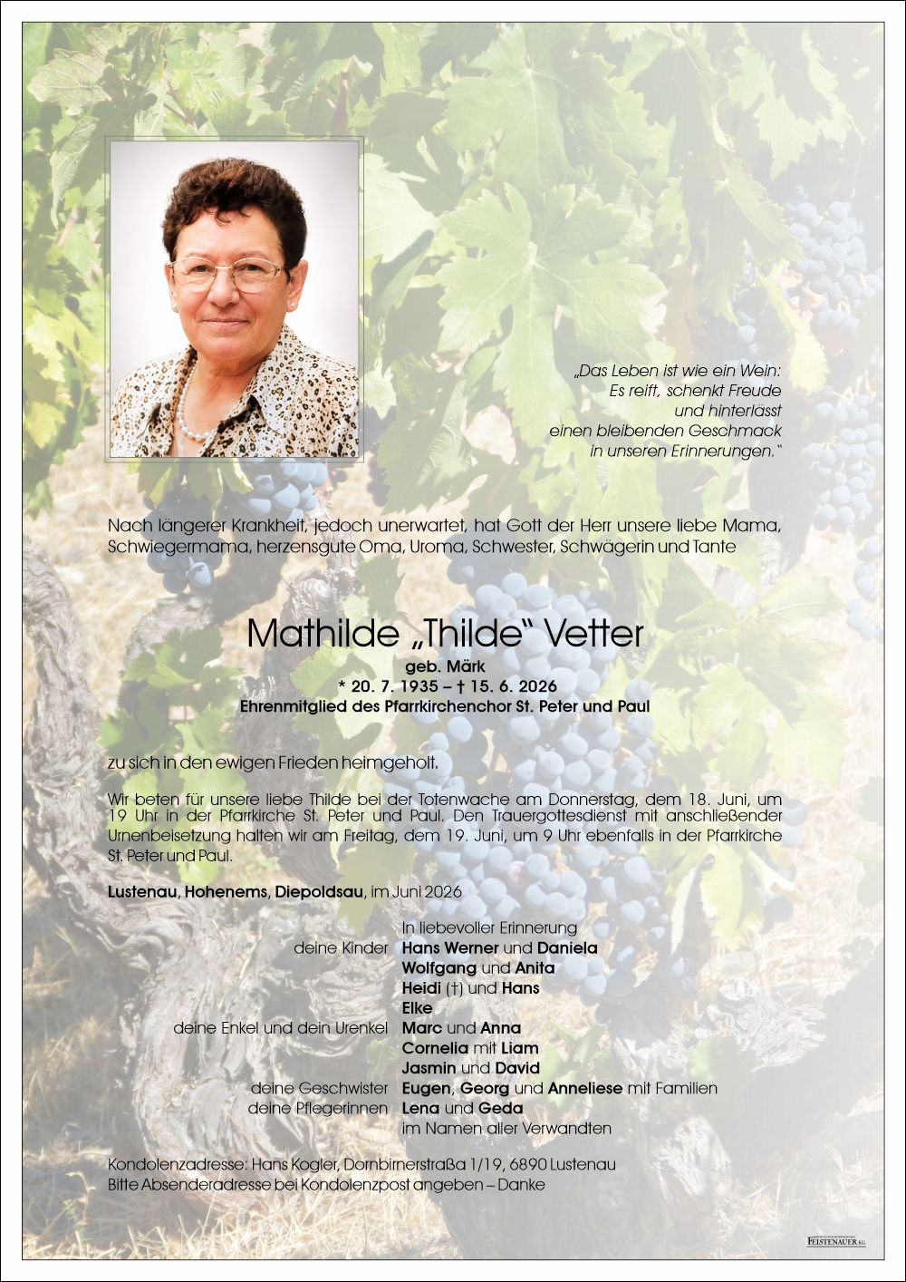 Mathilde "Thilde" Vetter